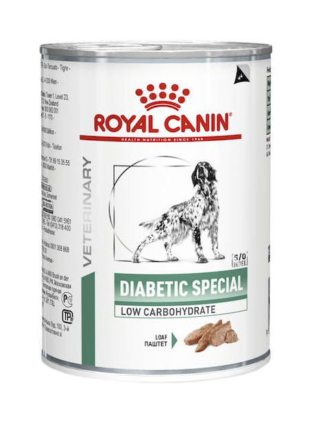 VETERINARY DIET WET DOG DIABETIC SPECIAL LOW CARBOHYDRATE 410 G - Farmacia Rossi2 - Farmacia Rossi 