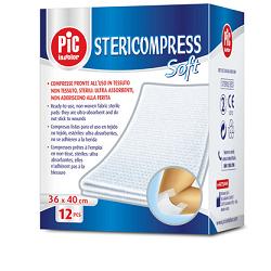 STERICOMPRESS SOFT XL GARZA TNT 18X40CM 12 PEZZI - Farmacia Rossi2 - Farmacia Rossi 