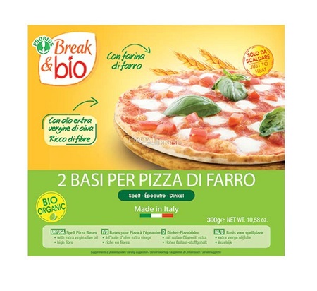 BREAK & BIO BASE PER PIZZA DI FARRO 100% 300 G - Farmacia Rossi2 - Farmacia Rossi 