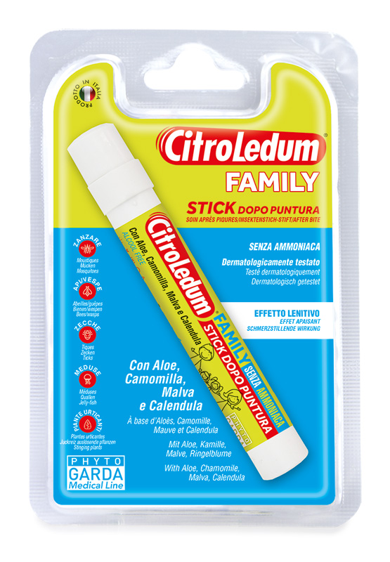 CITROLEDUM FAMILY STICK SENZA AMMONIACA 10 ML - Farmacia Rossi2 - Farmacia Rossi 