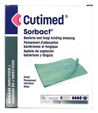 GARZA ASSORBENTE CUTIMED SORBACT 4X6CM 5 PEZZI - Farmacia Rossi2 - Farmacia Rossi 