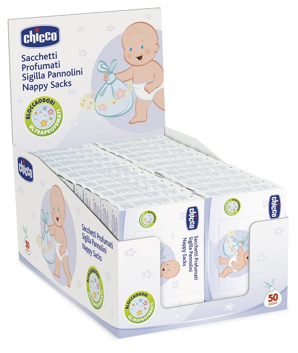 CHICCO SACCHETTI PROFUMATI PANNOLINI - Farmacia Rossi2 - Farmacia Rossi 
