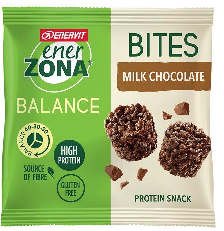 ENERZONA BITES MILK CHOCOLATE 1 BUSTINA - Farmacia Rossi2 - Farmacia Rossi 