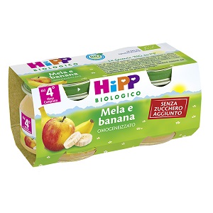 HIPP BIO FRUTTA GRATTUGGIATA MELA BANANA 4X100 G - Farmacia Rossi2 - Farmacia Rossi 