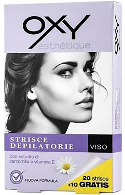 OXY STRISCE DEPILATORIE VISO 20 PEZZI - Farmacia Rossi2 - Farmacia Rossi 