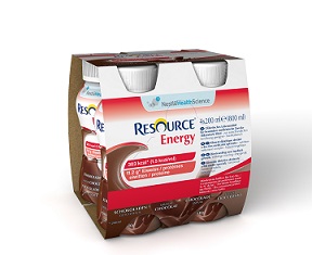 RESOURCE ENERGY CIOCCOLATO 4 BOTTIGLIE 200 ML - Farmacia Rossi2 - Farmacia Rossi 