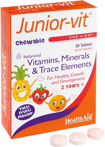 JUNIORVIT BLISTER 30 TAVOLETTE MASTICABILI - Farmacia Rossi2 - Farmacia Rossi 