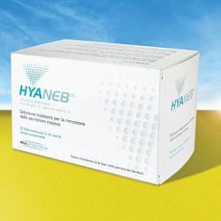 SOLUZIONE IPERTONICA DA NEBULIZZARE HYANEB SODIO CLORURO 7%  ACIDO IALURONICO 0,1% 30 FIALE 5 ML - Farmacia Rossi2 - Farmacia Rossi 