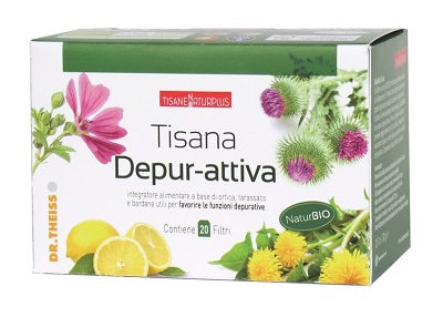 NATURPLUS TISANA DEPUR-ATTIVA 20 FILTRI - Farmacia Rossi2 - Farmacia Rossi 
