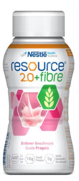 RESOURCE 2,0 + FIBRE FRAGOLA 200 ML - Farmacia Rossi2 - Farmacia Rossi 