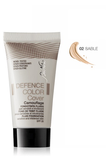 DEFENCE COLOR COVER FONDOTINTA FLUIDO 02 SABLE 30 ML - Farmacia Rossi2 - Farmacia Rossi 