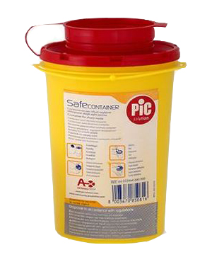 CONTENITORE DI SICUREZZA PER TALGIENTI PIC CAPACITA' 0,6 LITRI ARTICOLO 00022994000000 1 PEZZO - Farmacia Rossi2 - Farmacia Rossi 