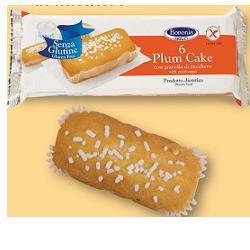 BONONIA PLUMCAKE CON GRANELLA DI ZUCCHERO SENZA GLUTINE 6 X 37 G - Farmacia Rossi2 - Farmacia Rossi 
