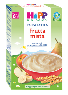 HIPP BIO PAPPA LATTEA FRUTTA MISTA 250 G - Farmacia Rossi2 - Farmacia Rossi 
