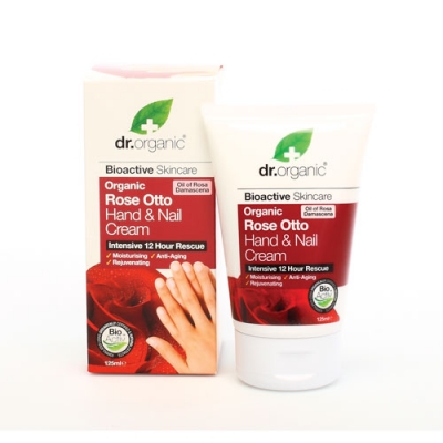 DR ORGANIC ROSE OTTO ROSA HAND NAIL CREAM CREMA MANI 125 ML - Farmacia Rossi2 - Farmacia Rossi 