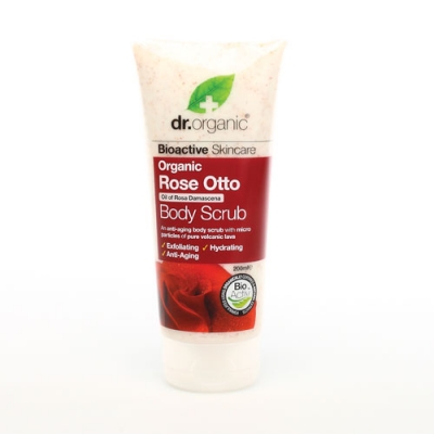 DR ORGANIC ROSE OTTO ROSA BODY SCRUB CORPO 200 ML - Farmacia Rossi2 - Farmacia Rossi 