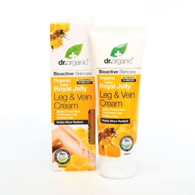 DR ORGANIC ROYAL JELLY PAPPA REALE LEG VEIN CREAM CREMA GAMBE 200 ML - Farmacia Rossi2 - Farmacia Rossi 