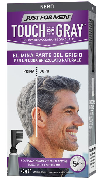 JUST FOR MEN TOUCH OF GRAY NERO 40 G - Farmacia Rossi2 - Farmacia Rossi 