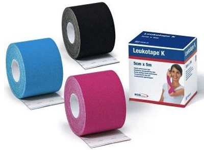 BENDA ADESIVA LEUKOTAPE K PER TAPING FISIOTERAPICO LARGHEZZA 5 CM LUNGHEZZA 5 M COLORE NERO IN ROTOLO - Farmacia Rossi2 - Farmacia Rossi 