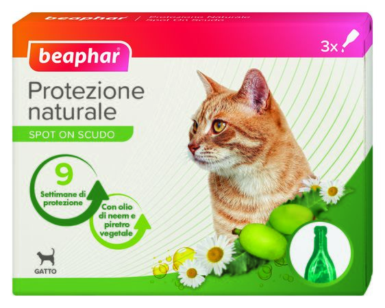 PROTEZIONE NAT SPOT ON GATTO 3 PIPETTE DA 1 ML - Farmacia Rossi2 - Farmacia Rossi 