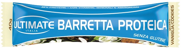 ULTIMATE BARRETTA PROTEICA VANIGLIA/COOKIE 40 G - Farmacia Rossi2 - Farmacia Rossi 