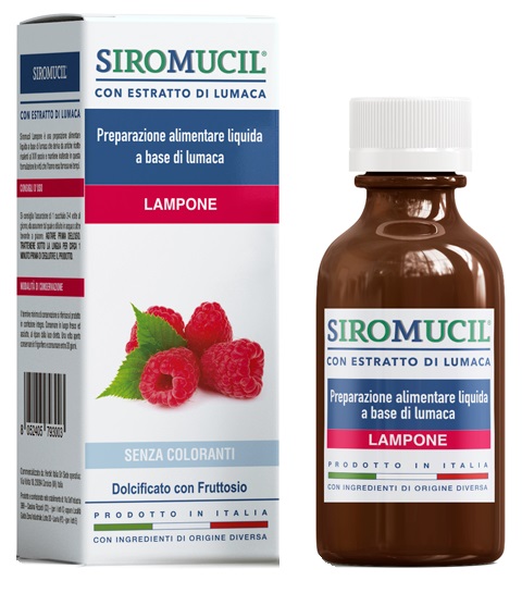 SIROMUCIL PREPARATO ALIMENTARE CON ESTRATTO DI LUMACA AL LAMPONE 150 ML - Farmacia Rossi2 - Farmacia Rossi 