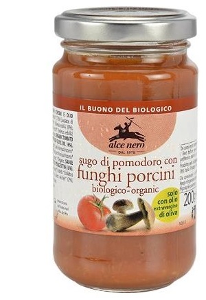 SUGO DI POMODORO CON FUNGHI PORCINI BIO 200 G - Farmacia Rossi2 - Farmacia Rossi 