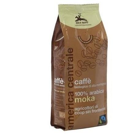 CAFFE' 100% ARABICA BIO MOKA FAIRTRADE 250 G - Farmacia Rossi2 - Farmacia Rossi 