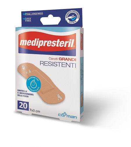 CEROTTO MEDIPRESTERIL RESISTENTI GRANDI 7X3CM 20 PEZZI - Farmacia Rossi2 - Farmacia Rossi 