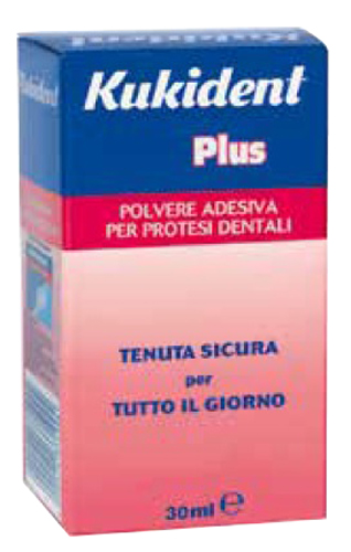 KUKIDENT PLUS POLVERE ADESIVA PER PROTESI DENTARIE 30 G - Farmacia Rossi2 - Farmacia Rossi 