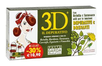 3D IL DEPURATIVO 30 COMPRESSE - Farmacia Rossi2 - Farmacia Rossi 