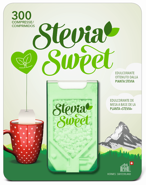 HERMESETAS STEVIA 300 COMPRESSE - Farmacia Rossi2 - Farmacia Rossi 
