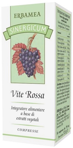 SINERGICUM VITE ROSSA 50 COMPRESSE - Farmacia Rossi2 - Farmacia Rossi 