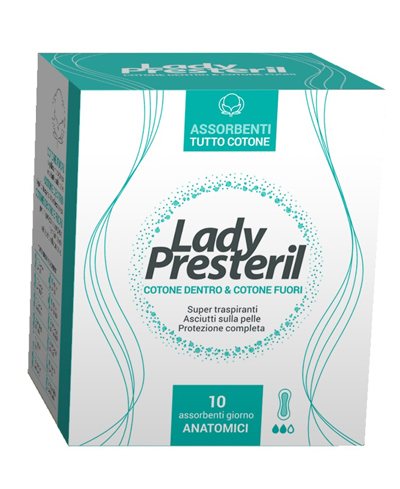 LADY PRESTERIL ANATOMICO POCKET 10 PEZZI - Farmacia Rossi2 - Farmacia Rossi 