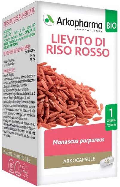 ARKO CAPSULE LIEVITO RISO ROSSO 45 CAPSULE BIO - Farmacia Rossi2 - Farmacia Rossi 
