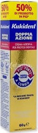 KUKIDENT PLUS DOPPIA AZIONE CREMA ADESIVA PER PROTESI DENTARIE 60 G - Farmacia Rossi2 - Farmacia Rossi 