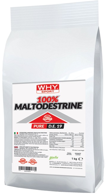 100% MALTODESTRINE 1 KG - Farmacia Rossi2 - Farmacia Rossi 