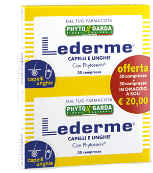 LEDERME CAPELLI UNGHIE 30 COMPRESSE - Farmacia Rossi2 - Farmacia Rossi 