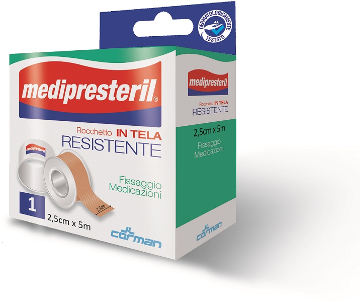 CEROTTO IN ROCCHETTO IN TELA MEDIPRESTERIL 5X250CM - Farmacia Rossi2 - Farmacia Rossi 