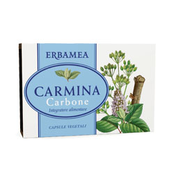 CARMINA CARBONE 24 CAPSULE VEGETALI 12 G - Farmacia Rossi2 - Farmacia Rossi 