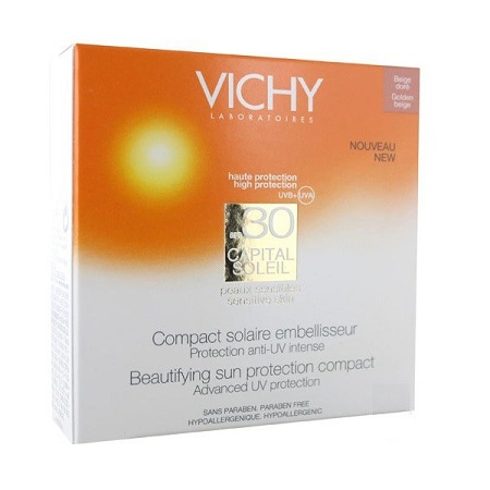 VICHY CAPITAL SOLEIL COMPACT CLAIRE 30 10 G - Farmacia Rossi2 - Farmacia Rossi 