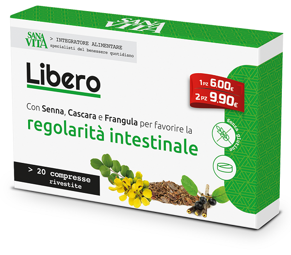 SANAVITA LIBERO 20 COMPRESSE - Farmacia Rossi2 - Farmacia Rossi 