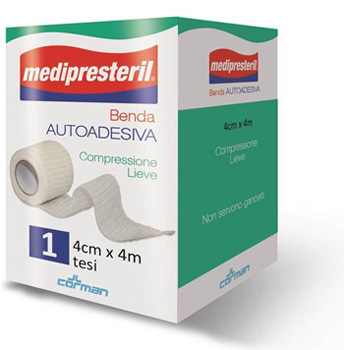 BENDA ADESIVA MEDIPRESTERIL 4X400CM - Farmacia Rossi2 - Farmacia Rossi 