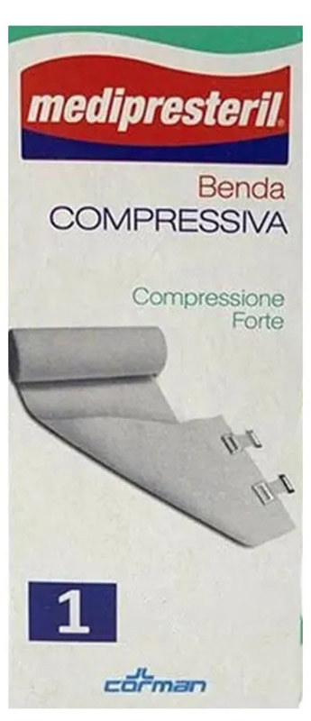 BENDA ELASTICA MEDIPRESTERIL COMPRESSIONE FORTE 10X450CM - Farmacia Rossi2 - Farmacia Rossi 