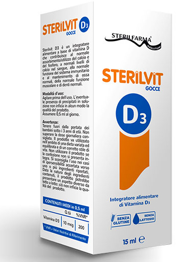 STERILVIT D3 GOCCE 15 ML - Farmacia Rossi2 - Farmacia Rossi 