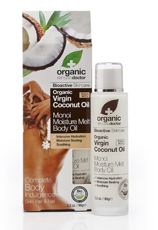 DR ORGANIC COCONUT OIL COCCO MONOI MOISTURE MELT BODY OIL OLIO CORPO 100 ML - Farmacia Rossi2 - Farmacia Rossi 