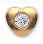 INVERNESS ORECCHINI CUORE CRYSTAL PLACCATI ORO R25C1 - Farmacia Rossi2 - Farmacia Rossi 