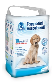 PET CASA CLEAN TAPPETINI ASSORBENTI 60 X 60 10 PEZZI - Farmacia Rossi2 - Farmacia Rossi 