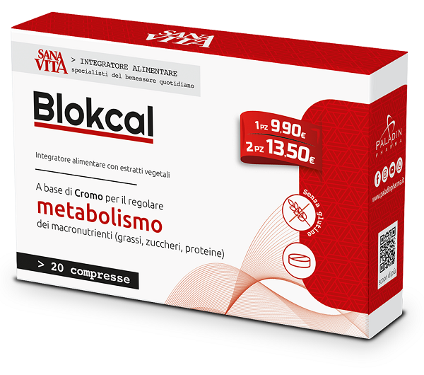 SANAVITA BLOKCAL 20 COMPRESSE - Farmacia Rossi2 - Farmacia Rossi 