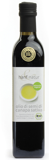 HANF&NATUR CANAPA OLIO DI SEMI BIO 500 ML - Farmacia Rossi2 - Farmacia Rossi 